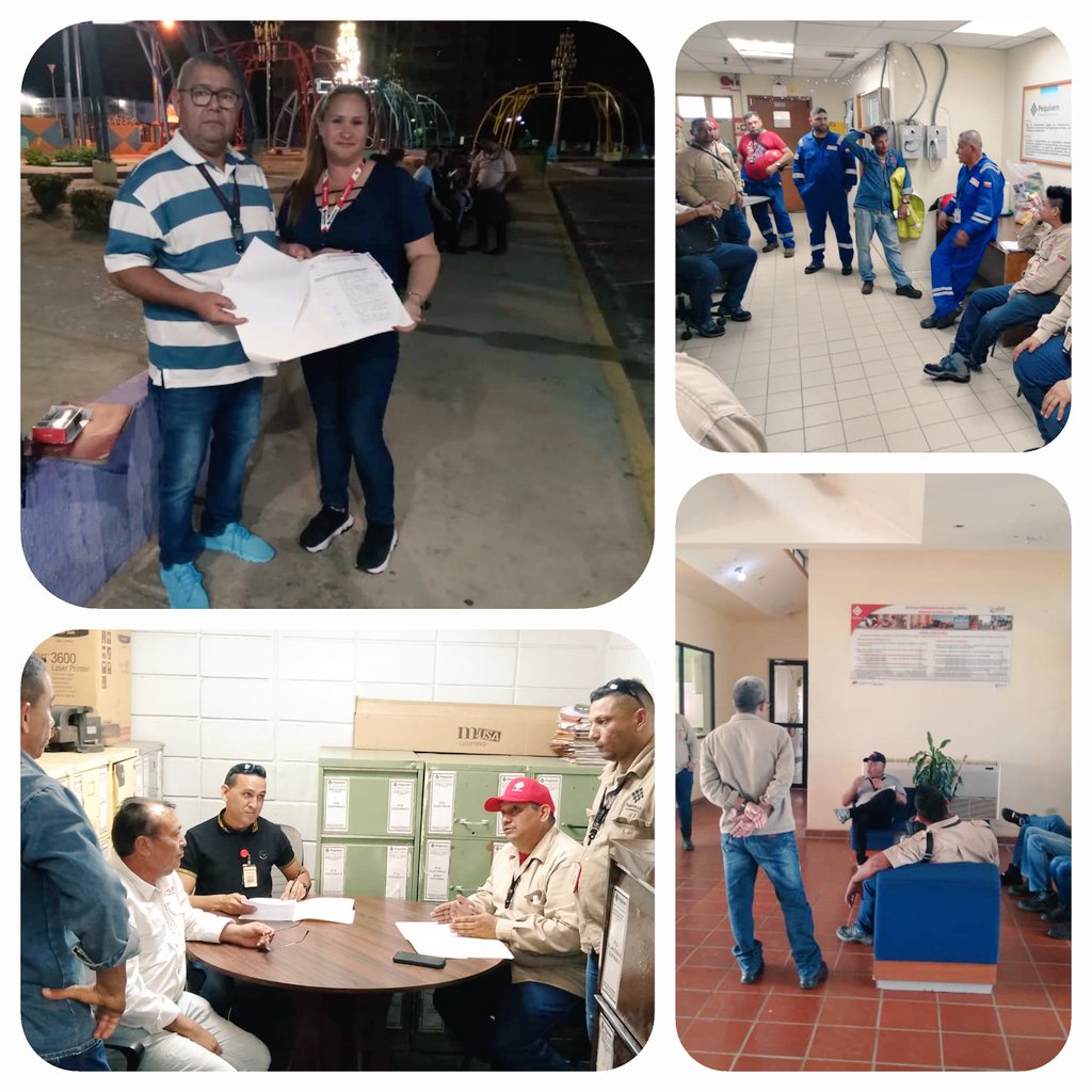 Sintrapepf_Org's tweet photo. #Hoy en el #CPAMC inician con la recolección de propuestas por los trabajadores de base para la construcción de la Convención Colectiva 2023 -2024, en las distintas áreas del CPAMC
#RenaceLaEsperanza
@TellecheaRuiz 
@cbolivariana 
@TareckPSUV 
@elguerrero9523
@Cptt_Pequiven https://t.co/ryeqP7LKF3