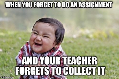 This is a reminder to not forget winter break assignments. 

#funnyfridays #teacherlife #edutwitter