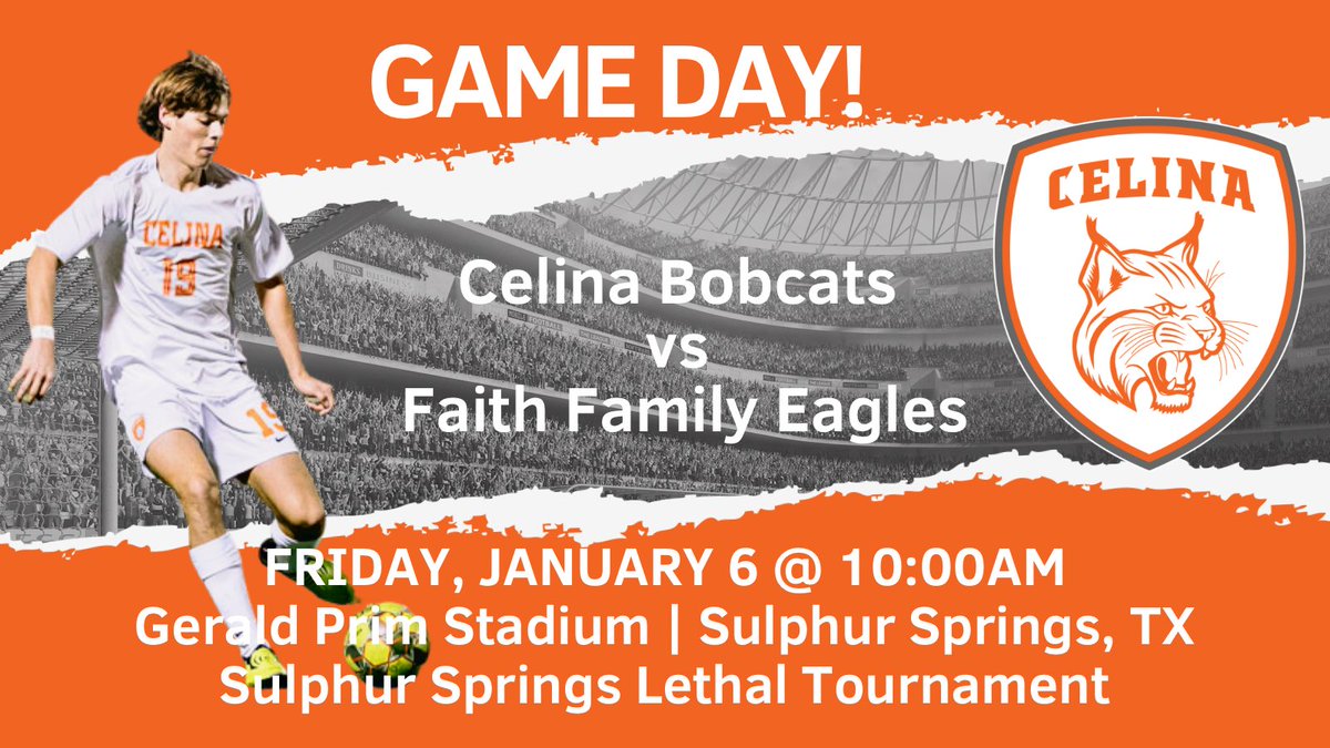 After our 1-0 win last night, we head back to Sulphur Springs for two matches today.

First game of the day at 10A! 👏🏼👏🏼⚽️⚽️

<a href="/celinarecord/">Celina Record</a> @LethalSoccer