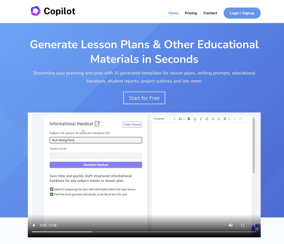 AmandaFoxSTEM's tweet photo. Are you interested in #ChatGPT &amp; its impact on education? 

Are you an educator interested in using #AI to help write units, lesson ideas, assessments, etc? 

Check follow @CoPilotEdu &amp; ⬇️ the app. It's free!

https://t.co/JHWjyyCP4L 

#AIforEdu #edtech https://t.co/hA8GWqogQF