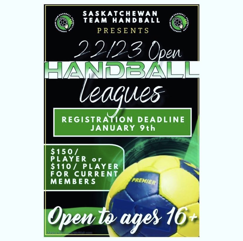 saskhandball's tweet photo. The registration deadline is approaching quickly!  January 9th is the deadline! 
https://t.co/OgDBvXEtT1 https://t.co/CsUX8oymj1