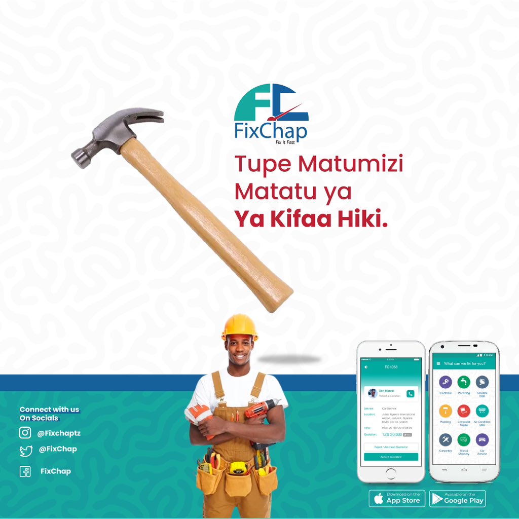 FixChap's tweet photo. Tupe matumizi matatu ya kifaa hiki?

#FixItFast #Fundi #NewYear #fixchapapp https://t.co/Q2Ipp8IzWS