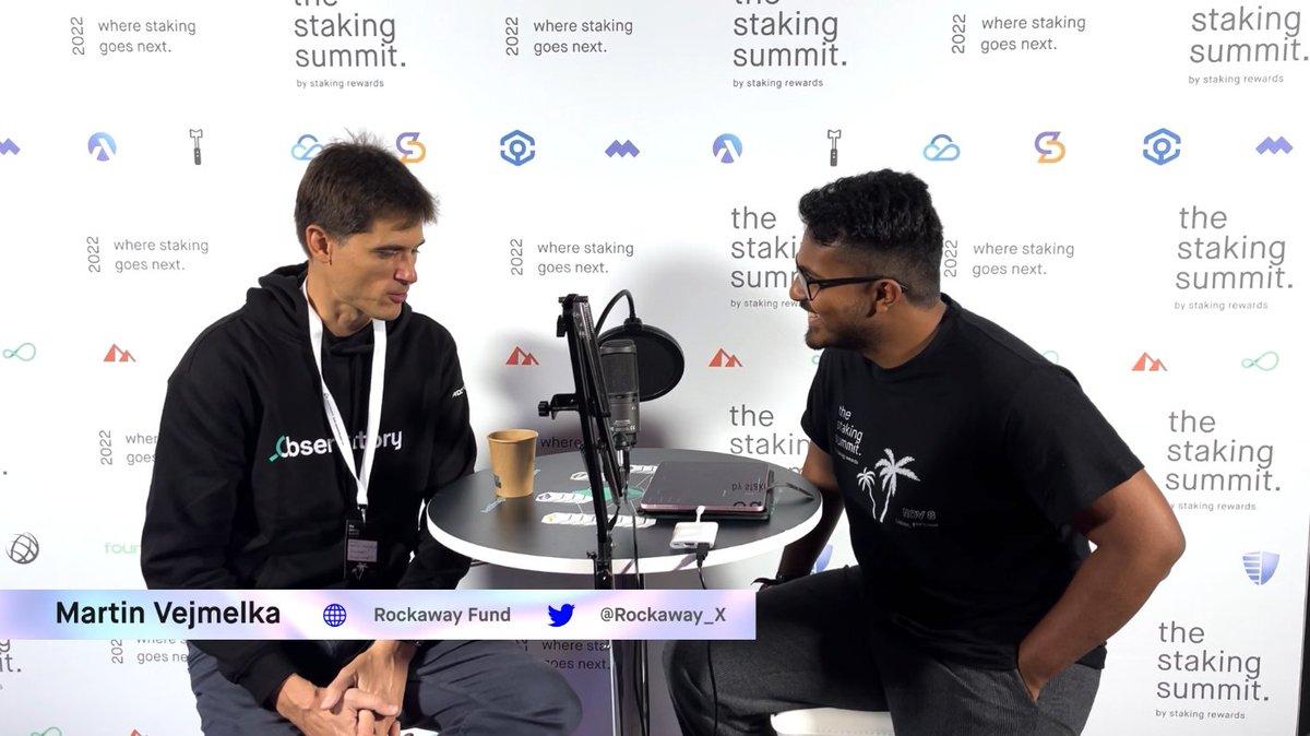 Interview with <a href="/rockawayx_labs/">RockawayX Labs</a>, masterminds behind <a href="/observatoryzone/">Observatory 🔎</a>. We discussed <a href="/shipthecode/">shipthecode | RapidSOS</a>'s biggest bag in crypto $ATOM, overrated projects in the space, and the sustainability of DEX models from a Liquidity Provider's POV. 👇🏽

youtu.be/P7_pHjeHPac