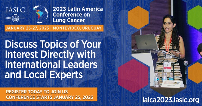 IASLC's tweet photo. The #LALCA23 Roundtable Discussions present a unique opportunity to discuss topics of interest directly with international leaders and local experts.

Register Now at https://t.co/vExHtfyGfa  

#LCSM #LungCancer