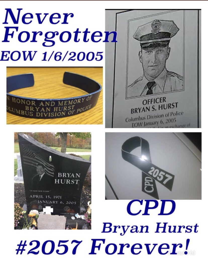CHIEFGILBERT1's tweet photo. Hard to believe it has been 18 yrs since you were taken from us from a very EVIL individual.Your actions in saving lives inside the bank will never be forgotten! @ColumbusPolice Officer Bryan S. Hurst #2057,member of the 95th Recruit Class We miss you! #2057Forever #ThinBlueLine https://t.co/BXeuIVoXxm