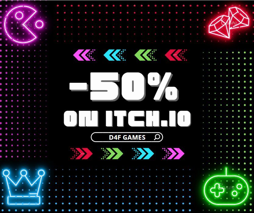 D4fGames's tweet photo. For a good beginning, we're happy to annonce you some promos on #itchio!
You can found Cat Dimension, Rome in Pixel Art, Soft Mini Golf!
Here You'll find...
The Games: https://t.co/ogF48vJqO2
See you soon for more 😎🌠
#promo #itch #gamedeve #gaming #d4fgames #fun #newyear #indie https://t.co/cpyW3drEag