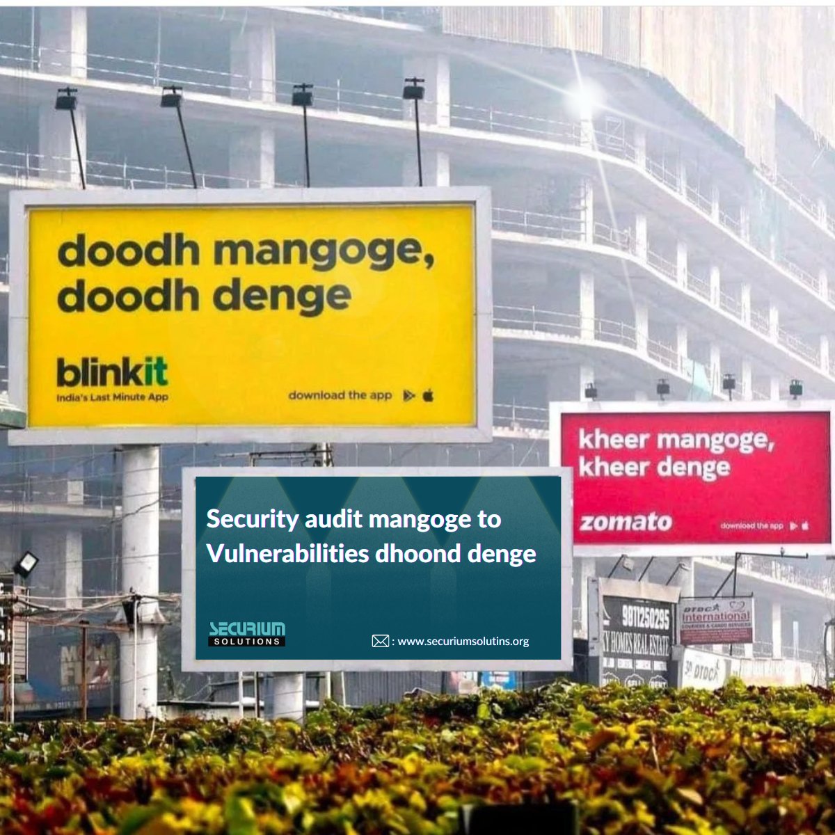 SecuriumC's tweet photo. Going with the trend... 

Security audit mangoge to Vulnerabilitythe  dhoond denge 

@zomato | @letsblinkit #Cybersecurity #CybersecuritCareer #linux #cybersecurity #networksecurity #malware #datasecurity #zomato #zomatoblinkit #ransomware #databreach #cybersecuritynews https://t.co/rxNzJLgkVB