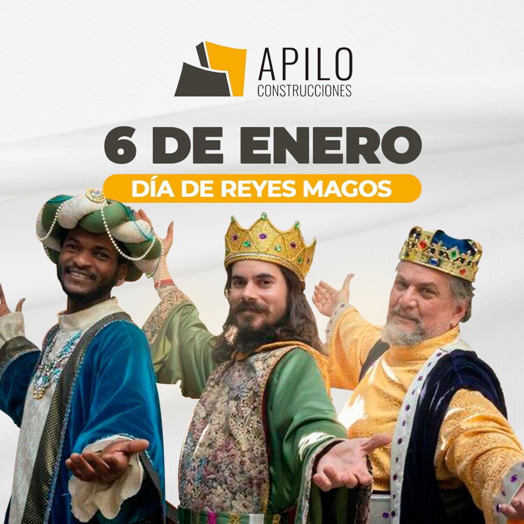 apiloconstruc's tweet photo. El Día de Reyes es una festividad que celebra el nacimiento del niño Jesús, en esta celebración, Tres Reyes Magos llegan desde Oriente para adorar al recién nacido🙌🏻

Feliz día de Reyes Magos🎊🎆

#diadereyesmagos #reyesmagos #niñojesús #apilo #construcciòn #ingenieriacivil https://t.co/NjNf5R35Wx