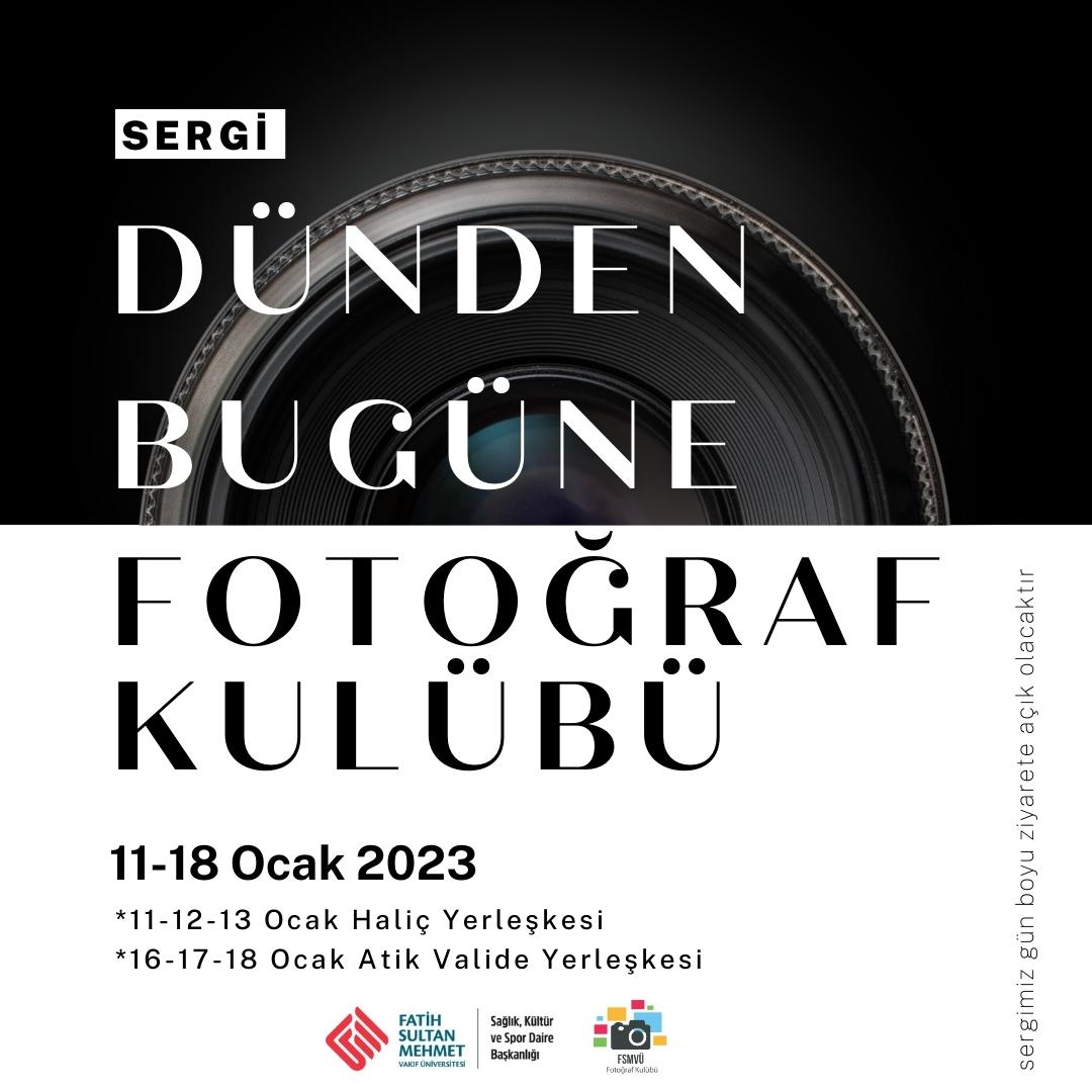 Fotoğraf Kulübümüz bu dönemi ''Dünden Bugüne'' konseptindeki fotoğraf sergisiyle kapatıyor. Siz öğrencilerimizde sergimizi ziyaret etmek isterseniz. Afişte yer alan tarihlerde Haliç ve Atik Valide yerleşkelerini ziyaret edip gezebilirsiniz. 🪘😊

<a href="/fsmvu/">Fatih Sultan Mehmet Vakıf Üniversitesi</a> 
<a href="/fsmvufk/">fsmvufotografkulubu</a>