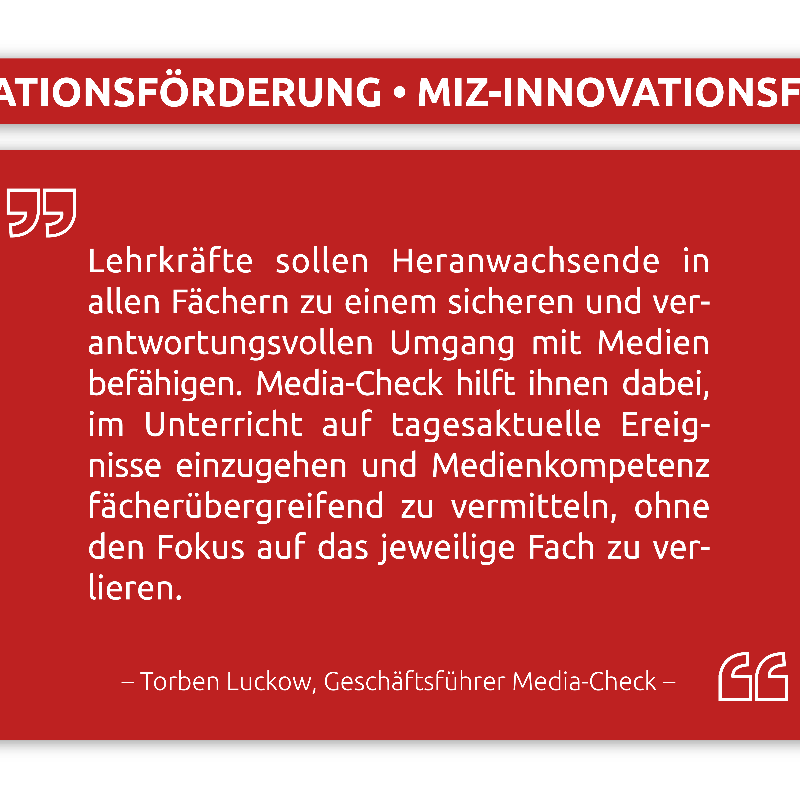 MIZBabelsberg's tweet photo. Wie kann eine #Suchmaschine dabei helfen, Kinder und Jugendliche fit im Umgang mit #Medien und #FakeNews zu machen? Und wie können Lehrkräfte sie ganz nebenbei im Unterricht einsetzen? Mehr über #MediaCheck aus der MIZ-#Förderung ⤵️ @newsradar
