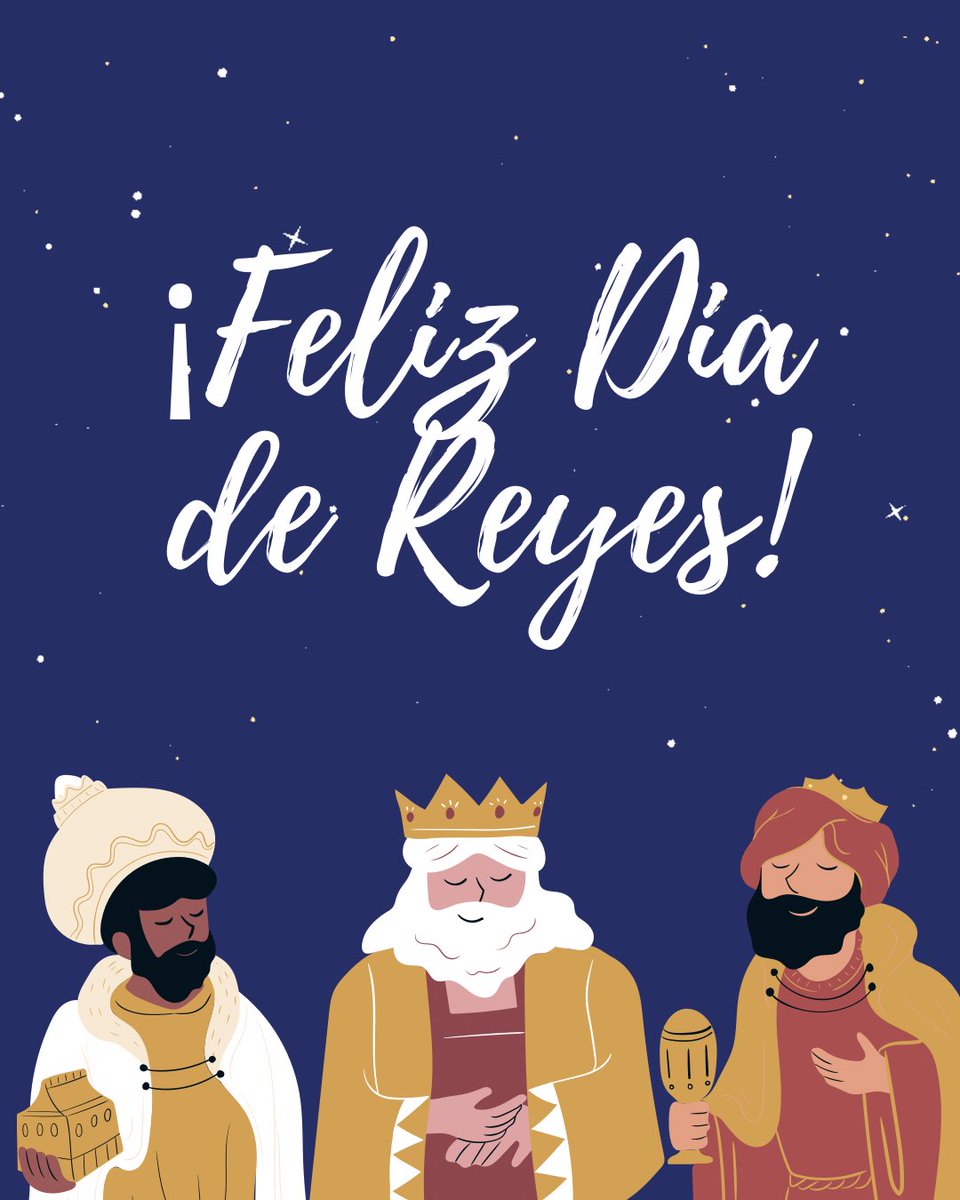 nahjupra's tweet photo. ¡NAHJ- UPRA te desea una feliz Día de Reyes! 🤴🏻🤴🏾🤴🏼
Que continúe la tradición, alegría y unión en estas fiestas. ✨
#nahj #nahjupra #MoreLatinosInNews #MoreBoricuasInNews #comuupra https://t.co/CkQUGUDq0n
