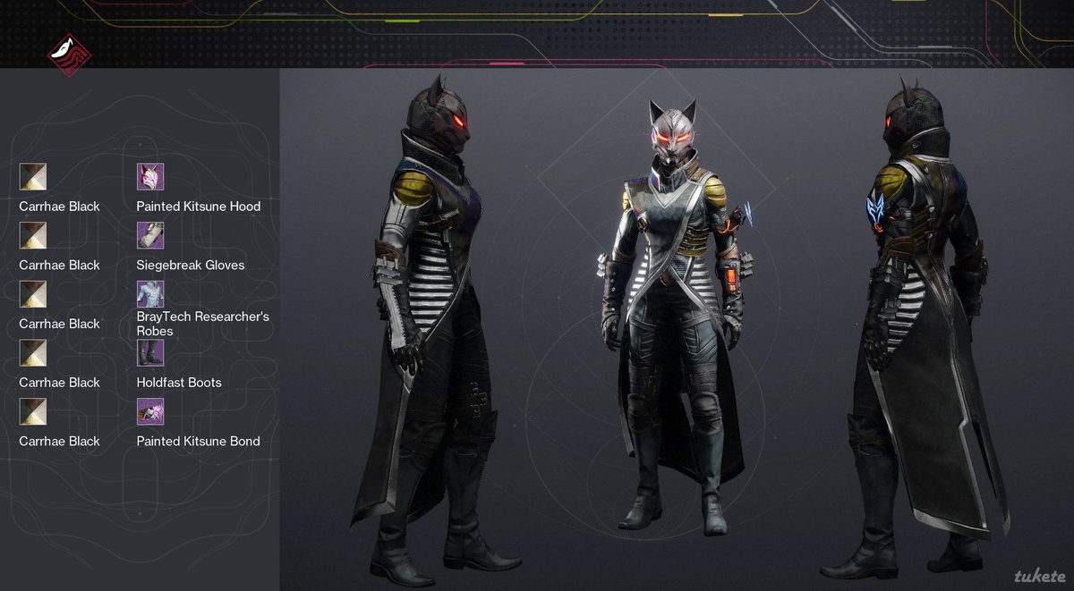 tukete3's tweet photo. fashion for warlocks who loves science and dogs 🐶

#Destiny2 #ThreadsOfLight #destinyfashion https://t.co/l7eHFGyXhk
