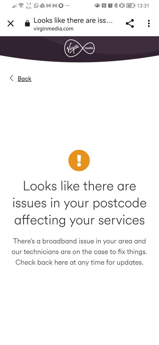 p4rag's tweet photo. @virginmedia This is absolutely pathetic!!! I rang the number and it tells me there is no issue, but I should download the my virgin media app, did that and I get the same message.. Will someone actually find out what's is going on??? https://t.co/Zv40wN6hjU
