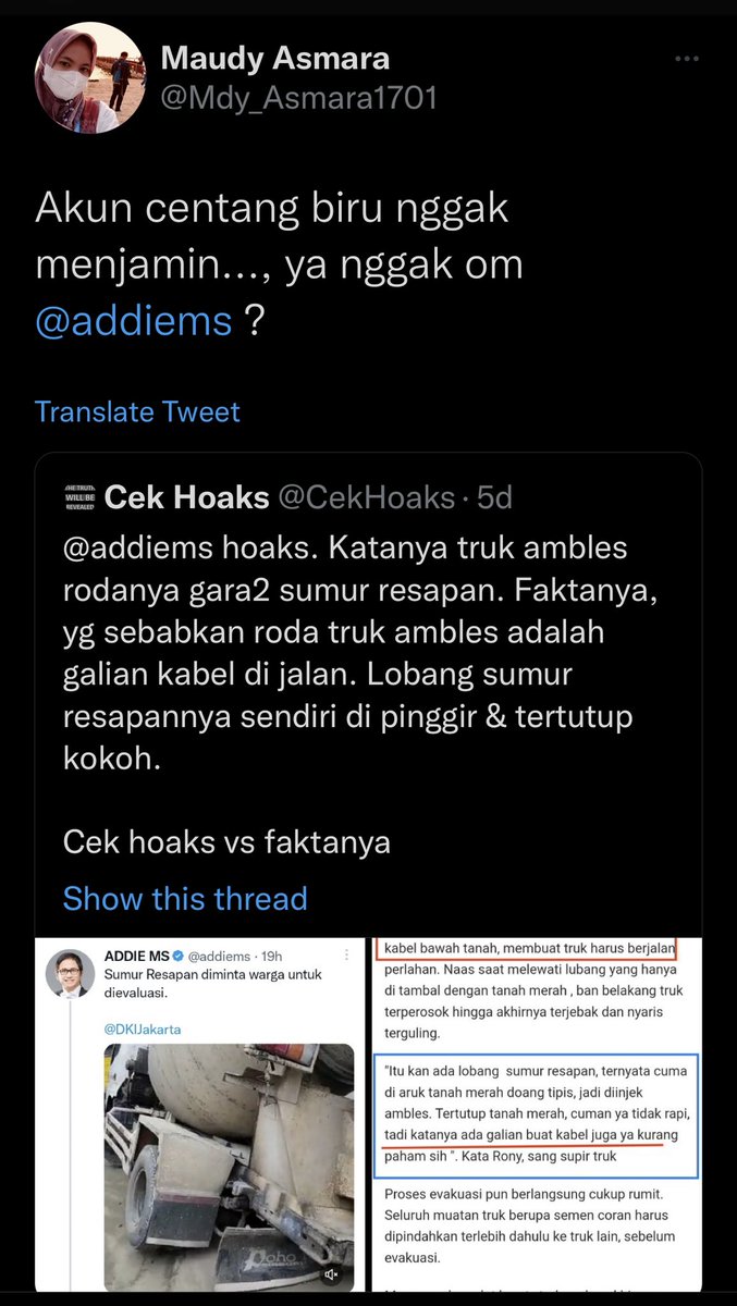 Kikimusampa007's tweet photo. @Mdy_Asmara1701 Woi bocil mana postingan ini? Udh minta maaf belum sama mas @addiems https://t.co/eeSd0ujYYd