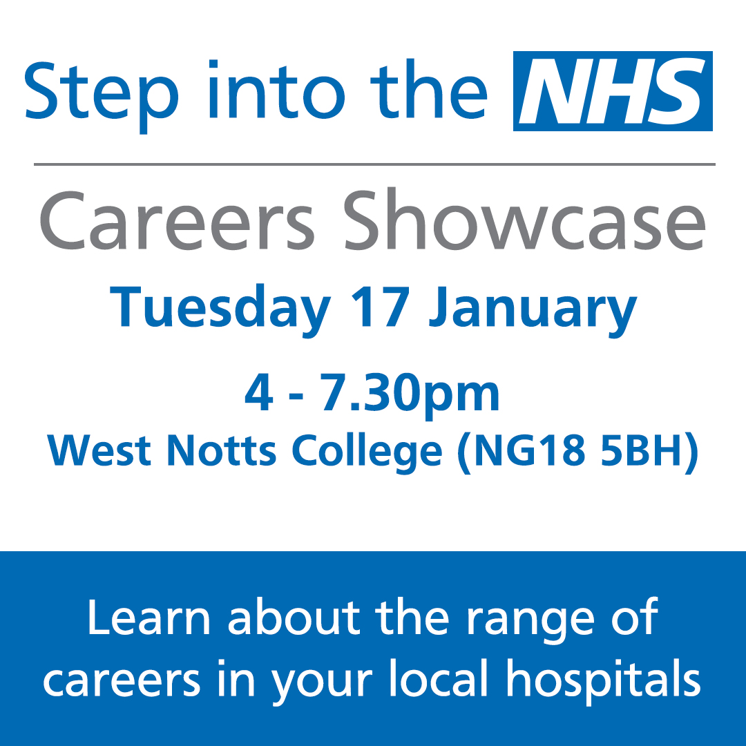 Thinking about a career in the NHS?

Come along to the NHS Careers Showcase on 17 January 2023 to find out about current vacancies and career paths available in your local hospitals.

Book your place now: lnkd.in/et-5_sas

#career #nhs #vacancies #careers #stepintotheNHS