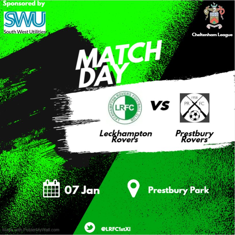 Leckhampton Rovers Mens (@lrfc1stxi) on Twitter photo Back in league action tomorrow after the Xmas break against <a href="/FcPrestbury/">Prestbury Rovers FC</a>.
Looking to start 2023 on the right foot.
Thank you as always to South West Utilities, our matchday sponsors this season.
#greenarmy 🟢⚪🟢 Back in league action tomorrow after the Xmas break against <a href="/FcPrestbury/">Prestbury Rovers FC</a>.
Looking to start 2023 on the right foot.
Thank you as always to South West Utilities, our matchday sponsors this season.
#greenarmy 🟢⚪🟢