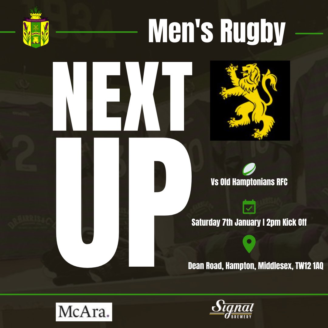 MitchamRUFC's tweet photo. In our first game of 2023, our Men's side are taking on league leaders @HamptoniansRFC  this Saturday. Buzzing to be back on the pitch after the Xmas break!
2pm KO at Hampton.

#grassrootsrugby #surreyrugby #rugbyunion #mensrugby #mitcham #carshalton #gameday https://t.co/Fm3IzlxeDm