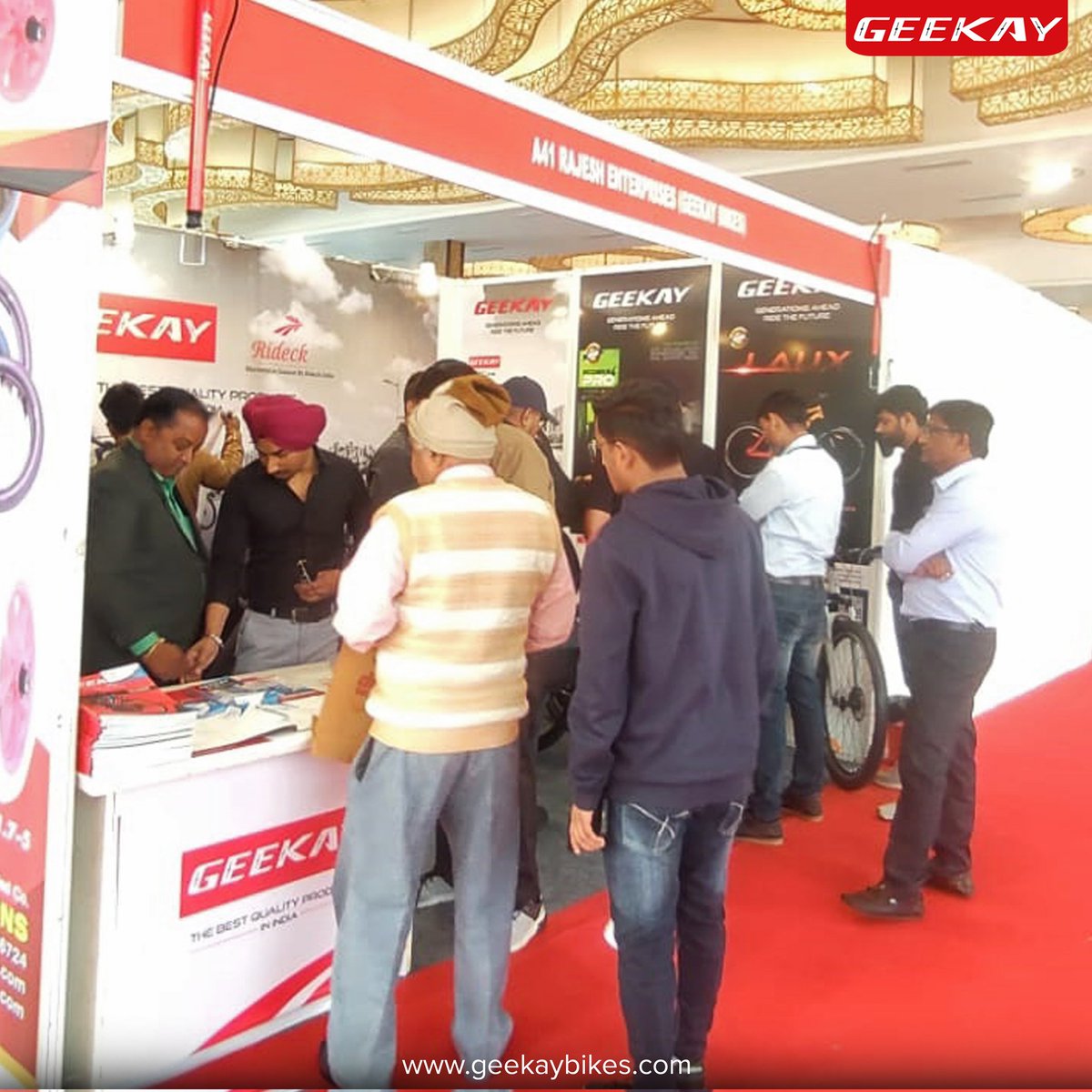 GeekayBikes's tweet photo. We were overwhelmed to receive such a huge response on the 1st day of the Gujarat Cycle Expo held at Meraki Hall, GMDC, Ahmedabad.
.
.
.
#overwhelmed #hugeresponse #thankyou #invitation #invitations #joinus #joinusnow #JoinUsOnTheJourney #dealers #dealership #dealerships https://t.co/cpwBz6RoGJ