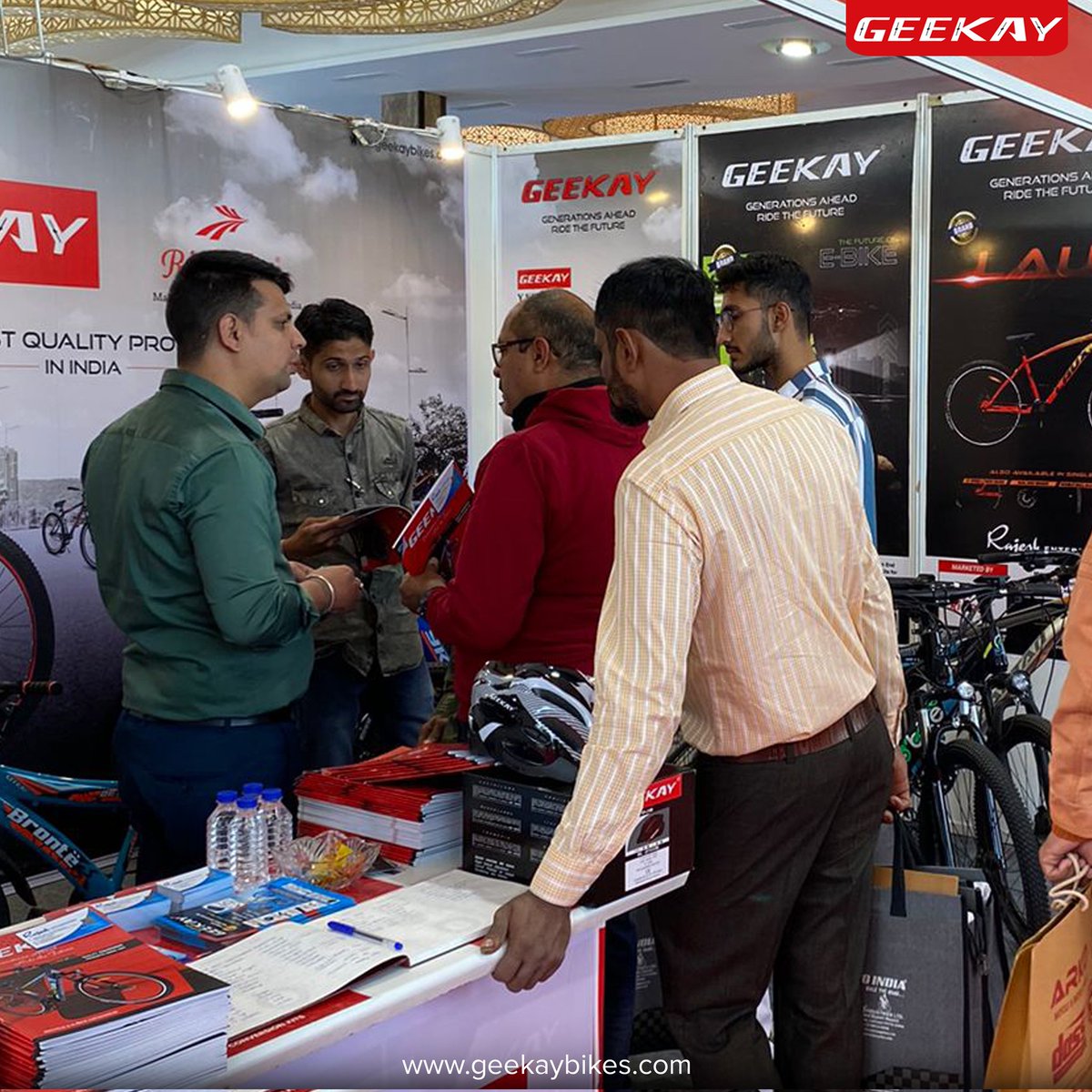 GeekayBikes's tweet photo. We were overwhelmed to receive such a huge response on the 1st day of the Gujarat Cycle Expo held at Meraki Hall, GMDC, Ahmedabad.
.
.
.
#overwhelmed #hugeresponse #thankyou #invitation #invitations #joinus #joinusnow #JoinUsOnTheJourney #dealers #dealership #dealerships https://t.co/cpwBz6RoGJ