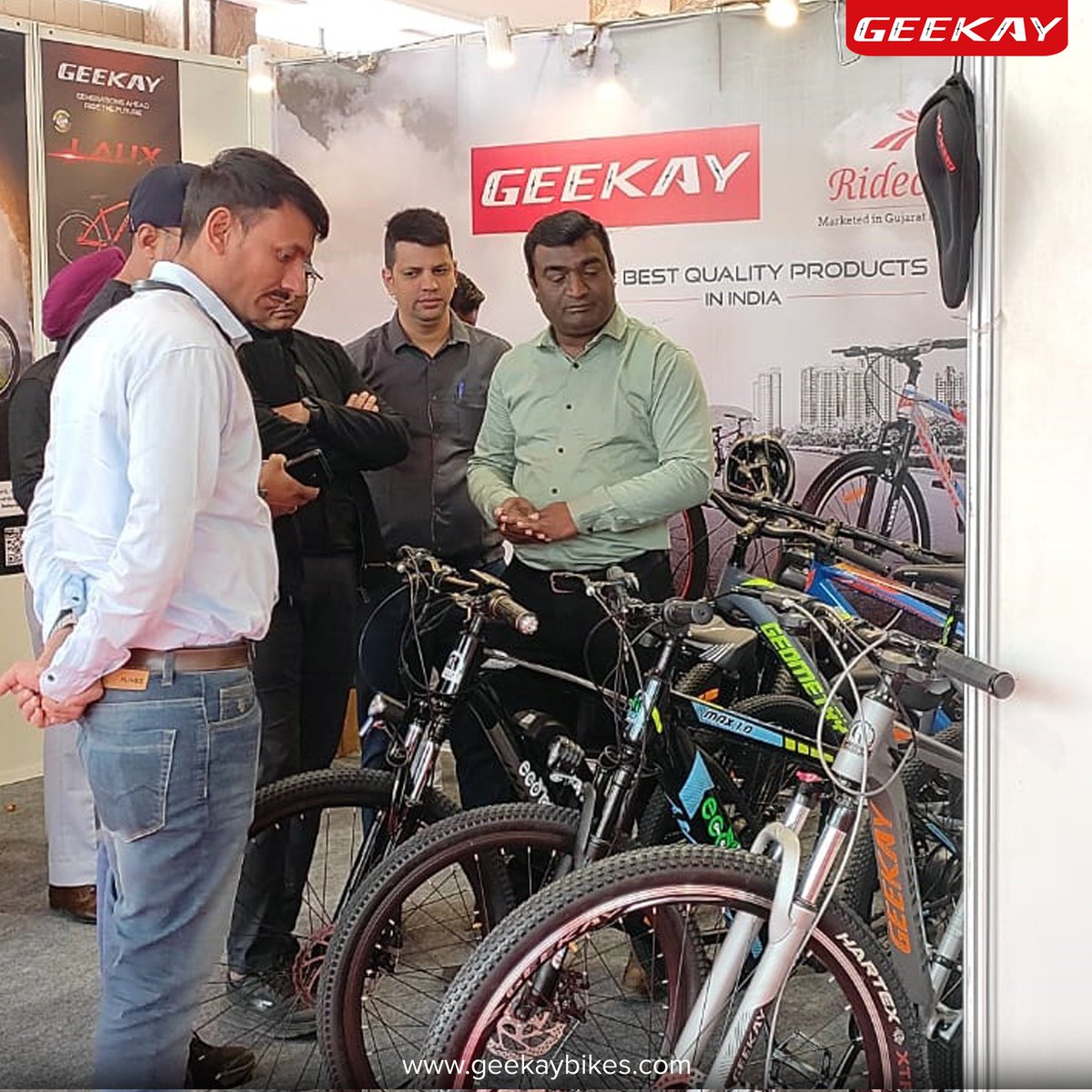 GeekayBikes's tweet photo. We were overwhelmed to receive such a huge response on the 1st day of the Gujarat Cycle Expo held at Meraki Hall, GMDC, Ahmedabad.
.
.
.
#overwhelmed #hugeresponse #thankyou #invitation #invitations #joinus #joinusnow #JoinUsOnTheJourney #dealers #dealership #dealerships https://t.co/cpwBz6RoGJ