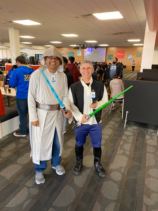 #FlashbackFriday to past @FRCteams kickoff events on @TXInstruments campus

2017 #STEAMWorks 🚂

2018 #FRCPowerUp #PlayForReal with Mario & Luigi 🎮

2019  #DestinationDeepSpace 🚀

2020 #INFINITERECHARGE 

Excited for #CHARGEDUP tomorrow!

#omgrobots #TIemployee #FIRSTFORWARD