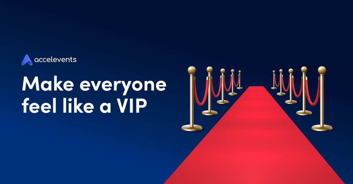 Accelevents's tweet photo. Want to make sure your attendees feel like VIPs from the moment they check in at your event? Our latest blog post has all the tips you need to make a great first impression on your guests! https://t.co/Vkhp3ipCiB
#eventplanning #eventcheckin #eventmanagement #eventcheckin #event https://t.co/kJBBMTbzYJ