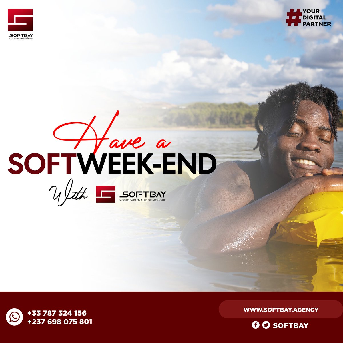 SoftbayCameroon's tweet photo. Ayez un agréable weekend
Have a nice weekend
#bonweekend #besoft #softbay https://t.co/yLpdHOU5GL
