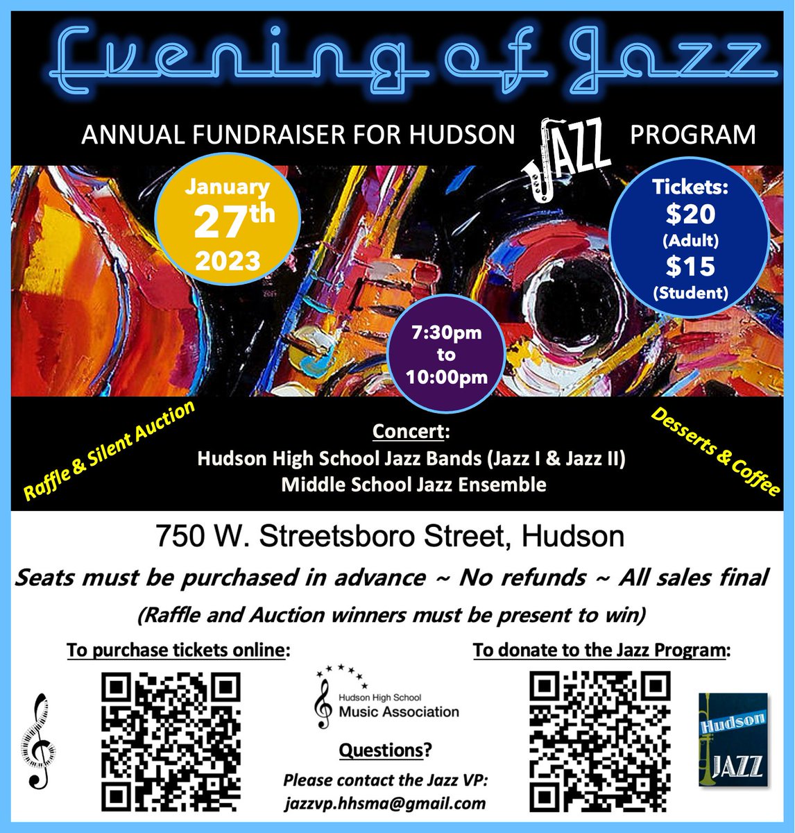Hudson High School Music Association tweet media