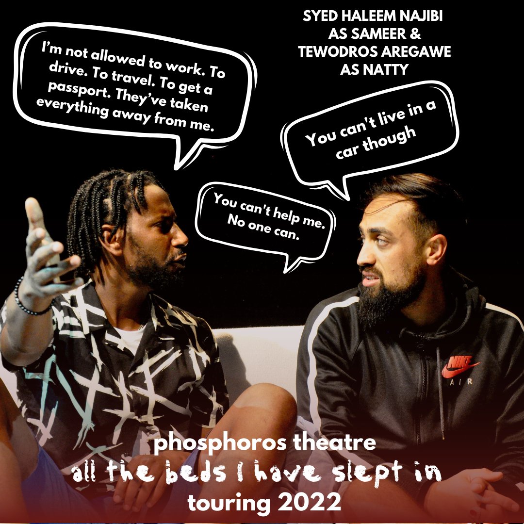 WeArePhosphoros's tweet photo. Happy new year theatre fans 🌟 We can't wait to end our tour of 'All the beds' at @BristolOldVic in Feb. We've added a show on Sunday 5 February, and have released some extra tickets because of demand! All shows are on limited seats, you can book here https://t.co/p67Btm3hJY https://t.co/AvnkOtuihZ