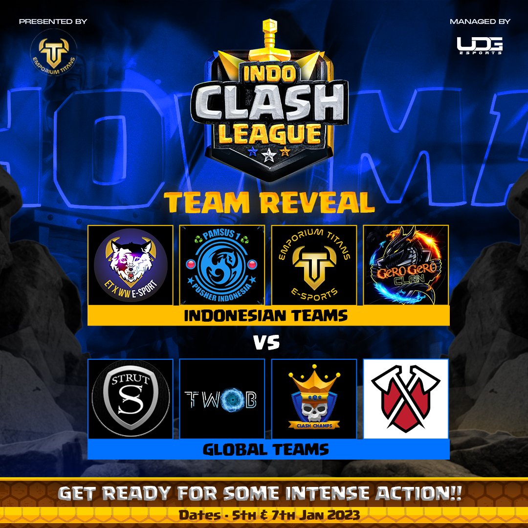 Style_coc's tweet photo. V I E R N E S ! ๐ฅณ
Primer directo del dรญa! ๐ฅ
๐ SEMIFINALES @emporiumtitans
โ
@ClashChamps_CoC vs #Pamsus1
โ
@TribeGamingCoC vs #TWOB
17:00๐ช๐ฆ 13:00๐ฆ๐ท 10:00๐ฒ๐ฝ
๐ https://t.co/1tsBS7OeVq https://t.co/KP1Xm0Crgw