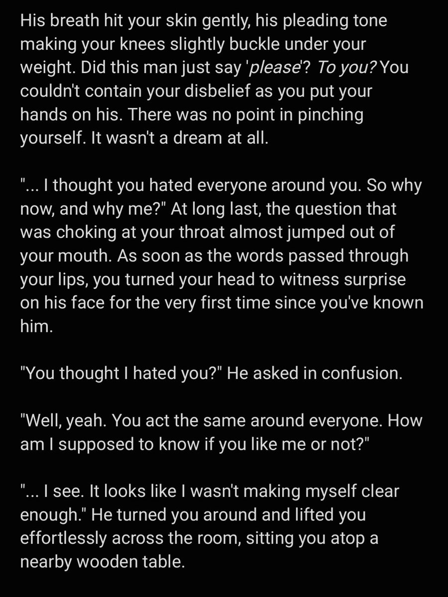 it_do_be_ket's tweet photo. Vox RP scenario pt 24 #VoxAkuma #VoxScenarios #voxrpideas #NSFW #AkuSMR #akumasutra #KinDrenched
(A/N: sooooo... I've been playing way too much genshin recently... and I was listening to scenario playlists when this happened, and um- brainrot, ig..???) https://t.co/1bOrct889l