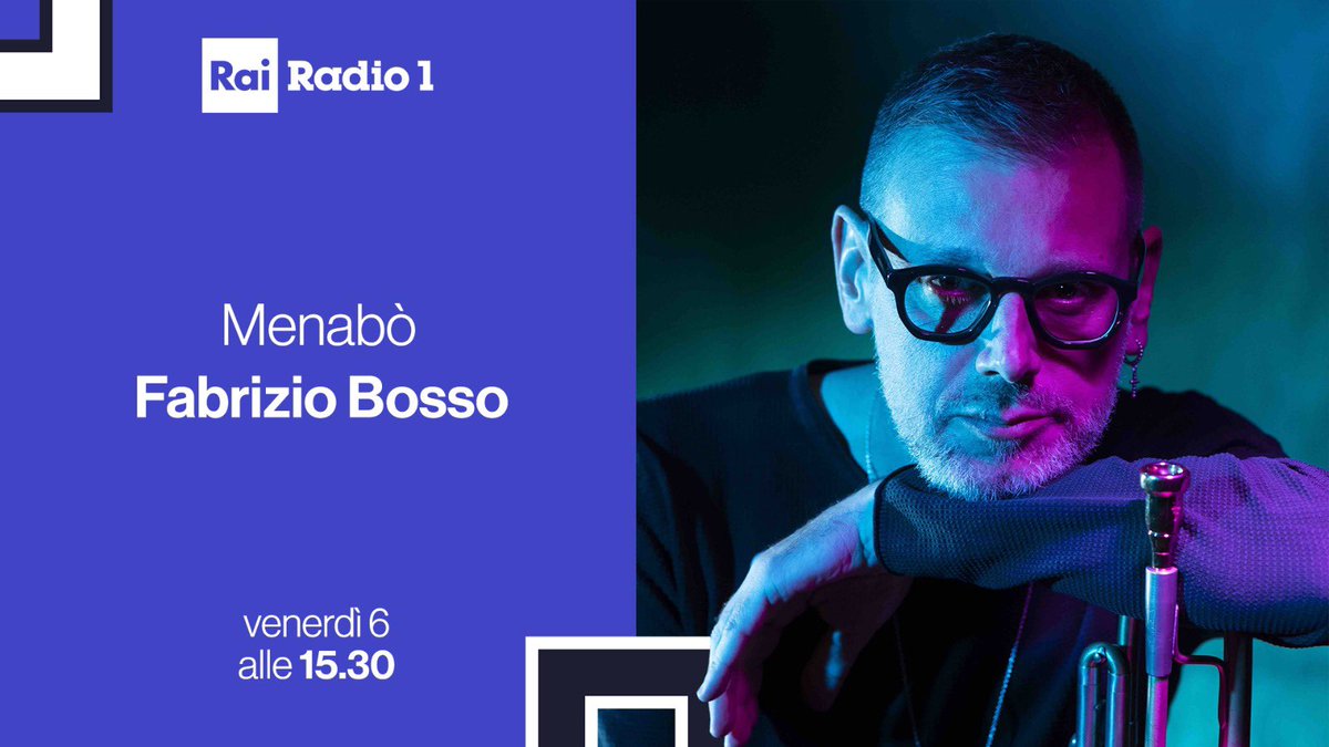 Radio1Rai's tweet photo. ❇️ Alle 15.30 @BossoFabrizio ospite a #Menabo. SEGUI l’intervista in diretta su #Radio1 e @raiplaysound 👇
https://t.co/TmeQj1DaHL https://t.co/q6FRgdVXNM