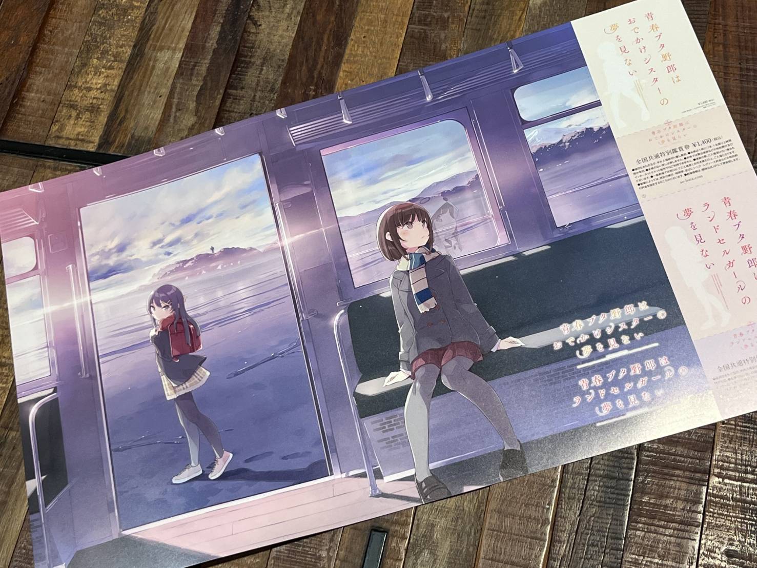 劇場版青春ブタ野郎　特典セット 映画「青ブタ」入場特典第2弾として7月1日より描き下ろしミニ