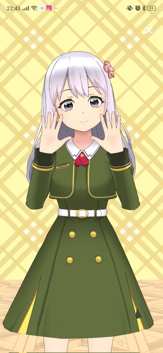 harukokitsuon's tweet photo. ときどき、可愛い化身を作ってしまう。これで吃音の配信とかしたら誰か来るかな？ https://t.co/c55QFwngUV