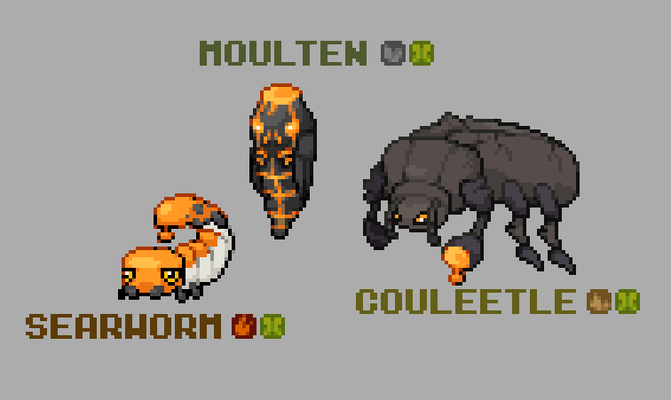 Bug Type Pokemon Sprites