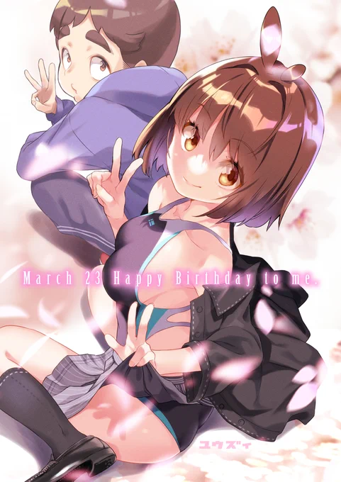 8藤谷きぬ僕が初めて仕事で描いたキャラで、それからずーっと描いてます。特徴がないのが特徴です。右の子です。 