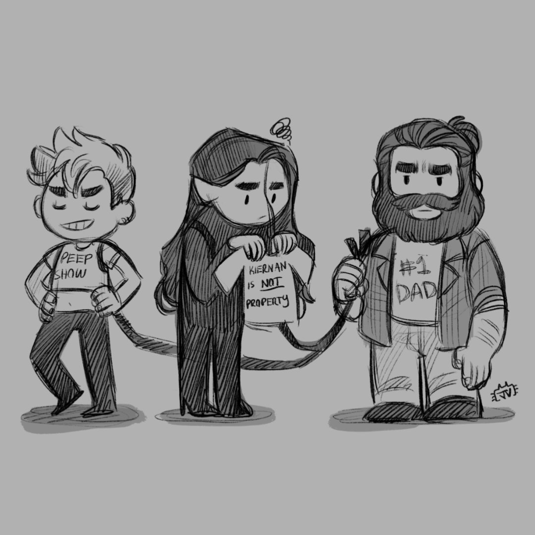 𝐊𝐢𝐞𝐫𝐧𝐚𝐧 𝐜𝐚𝐧𝐭 𝐥𝐞𝐭 𝐭𝐡𝐞𝐬𝐞 𝐭𝐰𝐨 𝐨𝐮𝐭 𝐨𝐟 𝐡𝐢𝐬 𝐬𝐢𝐠𝐡𝐭! 𝐀𝐮𝐛𝐫𝐞𝐲 𝐚𝐧𝐝 𝐀𝐦𝐛𝐫𝐨𝐬𝐞 𝐚𝐫𝐞 𝐪𝐮𝐢𝐭𝐞 𝐭𝐡𝐞 𝐡𝐚𝐧𝐝𝐟𝐮𝐥!
🩸
𝐀𝐫𝐭 𝐛𝐲: <a href="/Sweatersketches/">SweaterSketches</a> 
🩸
#donola #vtm #Vampirethemasquerade #vamily #art #artist #vampire #worldofdarkness