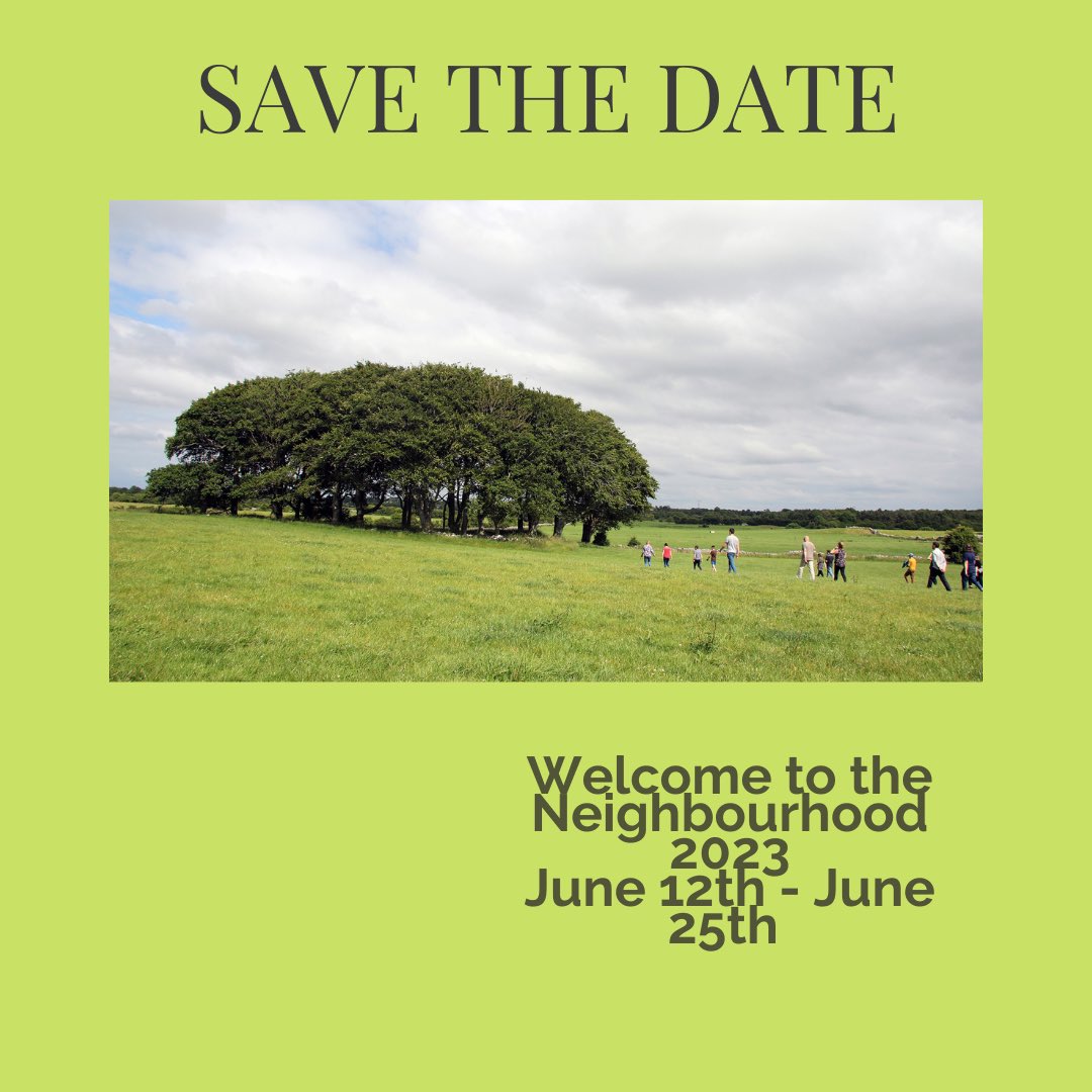 ACA_Askeaton's tweet photo. Welcome to the Neighbourhood June 12th - June 25th 2023. Our annual international artists residency and festival 🎉🎉🎉 

@artscouncil_ie @coissionnadcu @AskeatonTown @LimerickArts @ABNatHeritage @EstuaryWay @AskeatonNS @ColMhuire #askeaton #artsfestival #artistresidency #visual https://t.co/qyrLgve14T