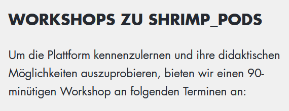 projektshrimp's tweet photo. Willkommen im neuen Jahr! Wir haben da schon was in Vorbereitung... demnächst mehr dazu.🦐 #projektSHRIMP #SHRIMP_PODS #SocialHypertext #digitaleLehre #digitalhumanities #digitaleducation #elearning #digitaleHochschule #digitaleBildung https://t.co/u7qMnIYw8v