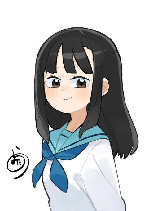 筆が乗ってたのでミドリさんち( )の楓ちゃん描きました 
