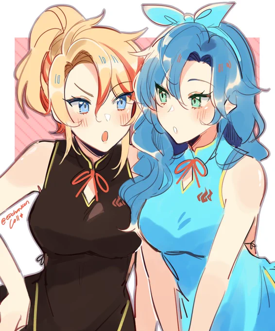 MH stream pretty nee-chans  #ArtXel #WorkofAlt 