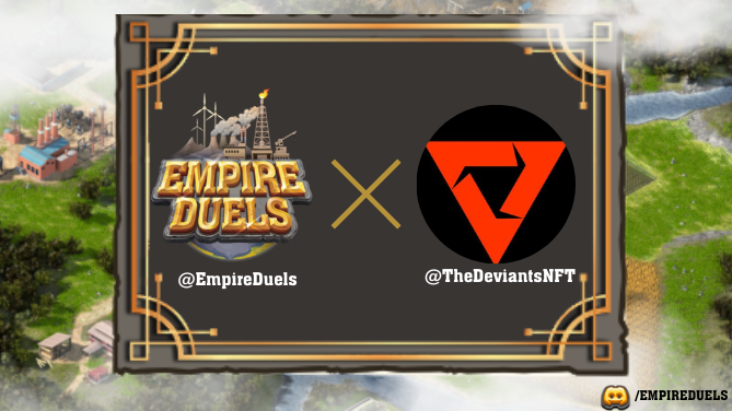 First Official Twitter collaboration:

Empire Duels X <a href="/TheDeviantsNFT/">Deviants</a> 

We are giving away 20 Worthy Roles
1⃣ Follow both twitter
2⃣ Retweet this post
3⃣ Join Discord to claim

discord.gg/empireduels

#freechest
#sol
#wax