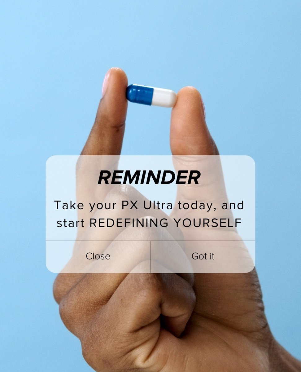 FINAFLEX's tweet image. Stuck in a fog? PX ULTRA can pull you out of that. Give yourself the energy and focus you need to conquer the day! 🙌
-
#FINAFLEX #RedefineYourself #PX
#weightloss #weightlossjourney #fitness #healthylifestyle #motivation #healthy  #workout #diet #fitnessmotivation