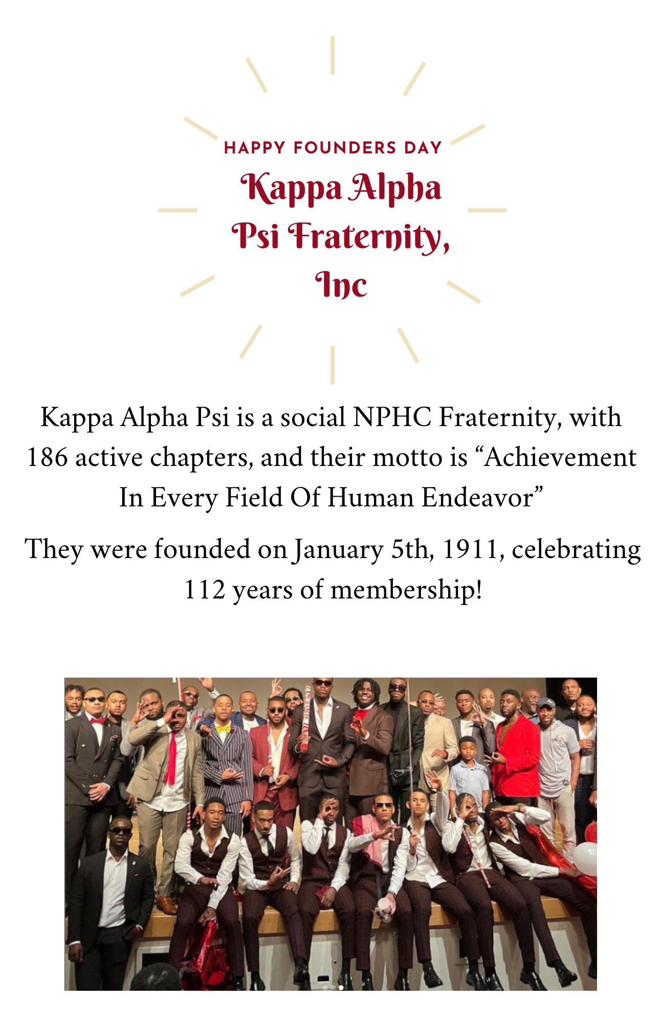 Kappas Nupes Shimmy - Motto 1911 Achievement In Every Field Kappas Nupes Shimmy - Motto 1911 Achievement In Every Field