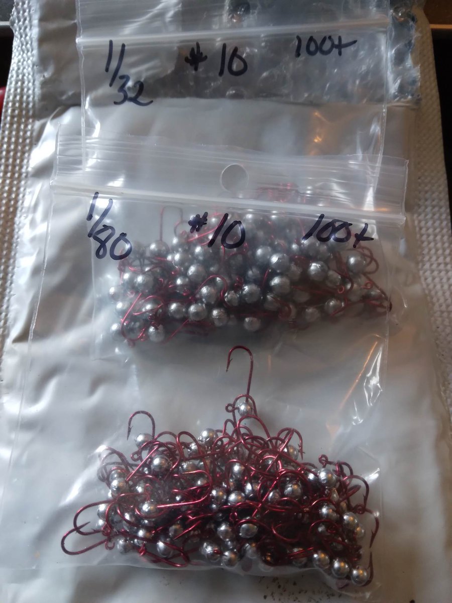jdoc1991's tweet photo. Now time to get painting and tying up some realllly small jigs!!!! #fishing #jigfishing #handties https://t.co/YG3xDJxsMz