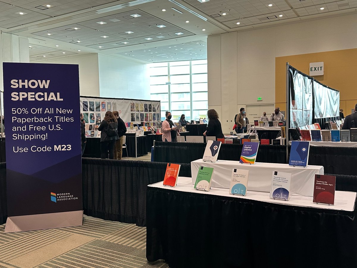 MLAnews's tweet image. #mla23 PubCentral is up and running! Stop by to learn more about MLA Handbook Plus or the MLA International Bibliography and to get #mladeals on our books.