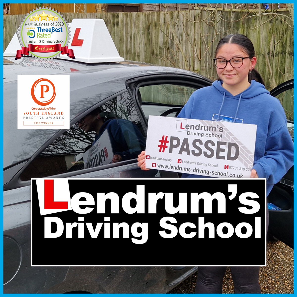 Congratulations to Scarlett for #passing her #drivingtest 1st time at #Southampton with #drivinginstructor Franklin