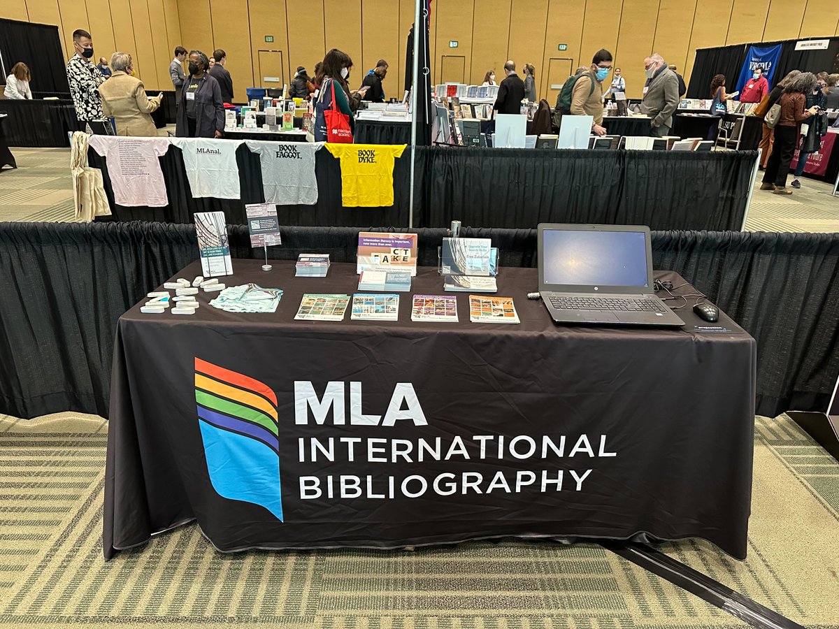 MLAnews's tweet image. #mla23 PubCentral is up and running! Stop by to learn more about MLA Handbook Plus or the MLA International Bibliography and to get #mladeals on our books.
