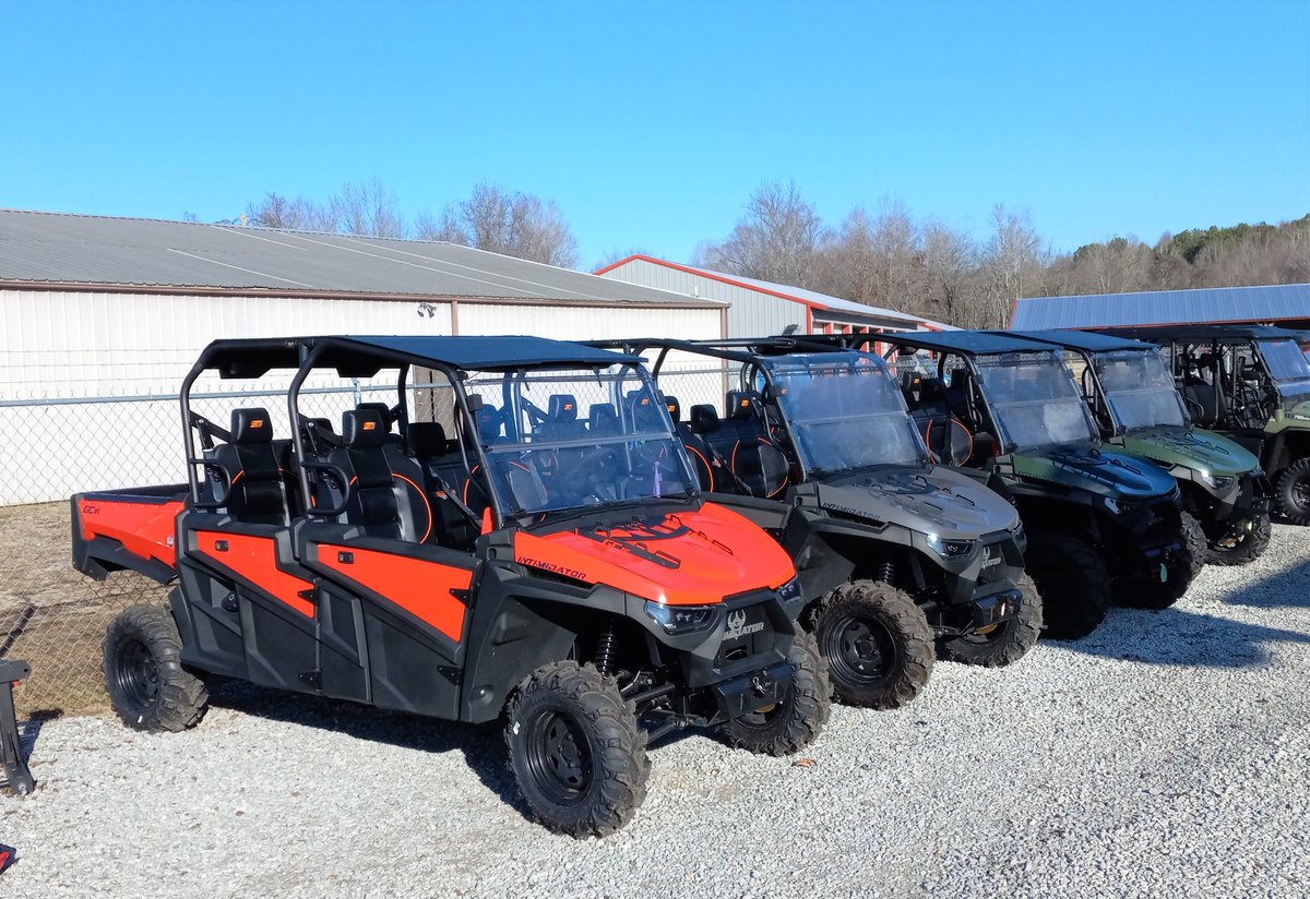 southlandpower1's tweet image. Pick your favorite color.  The Intimidator GC1K's come in three colors and 3 Stages.  Stop by our Lexington store and find one that fits.  #bigiron #intimidators Intimidator UTV