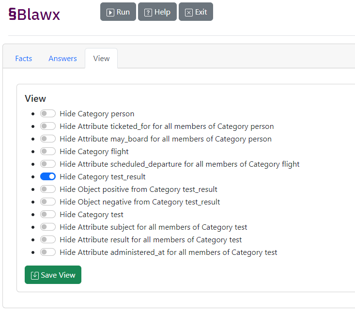 RoundTableLaw's tweet image. CSPS has been asking for a simplified version of the Scenario Editor, so today I released v1.3.34-alpha of @BlawxAI, which adds a &quot;View&quot; tab to Scenario Editor for streamlining the interface. Live at dev.blawx.com!

#RulesAsCode #LegalTech

github.com/Lexpedite/blaw…